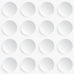 White Circle Button Pattern vector image