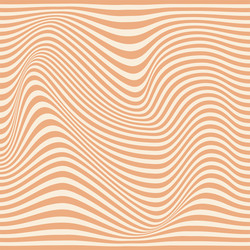 distorted lines square background groovy color vector image