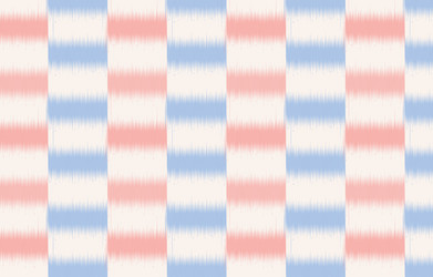 Geometric Ikat Pattern Vector Image