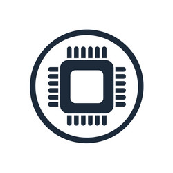 Microchip chip circuit component vector