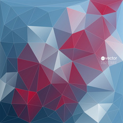 abstract background with triangles and polygon vector image