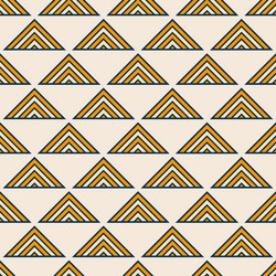 Decorative seamless color pattern with triangles vector