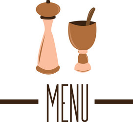 a white background with text and some menu vector image