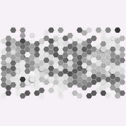geometric background abstract hexagonal pattern vector image