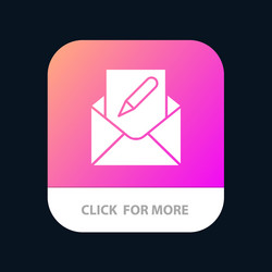 compose edit email envelope mail mobile app vector image