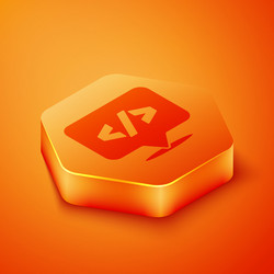 isometric web design and front end development vector image