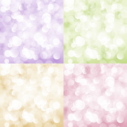 set of soft bright abstract bokeh background vector image