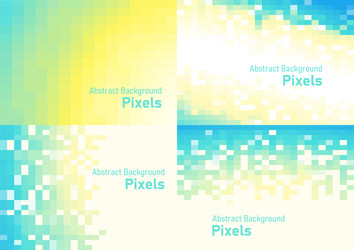 abstract pixels disintegrate pattern geometric vector image
