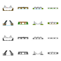 isolated object of connection and design symbol vector image
