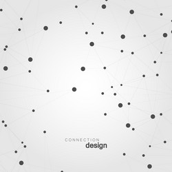 abstract technology structure network vector image