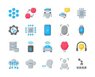 artificial intelligence ai technology vector image