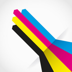 Cmyk paint Royalty Free Vector Image - VectorStock