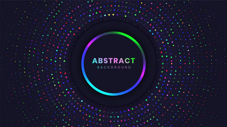 abstract background with light circles vector image