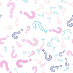 quiz seamless pattern question marks doubt faq vector image