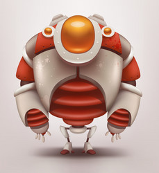 Cute retro robot Royalty Free Vector Image - VectorStock
