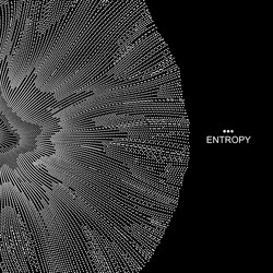 array with dynamic particles 3d technology style vector image