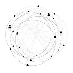 Abstract human icons Royalty Free Vector Image