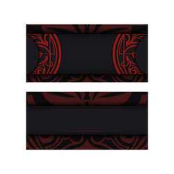 design background with luxurious patterns black vector image