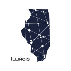 Illinois State Shape Vector Images (over 290)