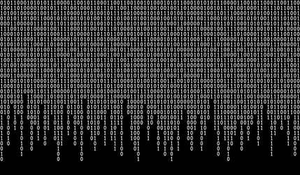 Binary code pattern vector