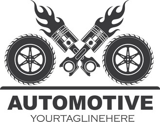 Piston Skull Icon Vector Image