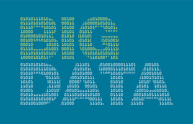 big data with binary texture vector image