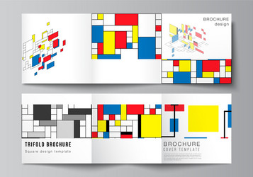 minimal editable layout of square vector image