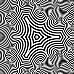 pattern with optical abstract background vector image