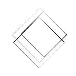 random geometric angular structure element vector image