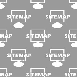 Sitemap seamless pattern vector