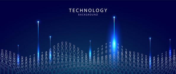 Abstract technology data connect background Vector Image