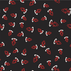 line 3d modeling icon isolated seamless pattern vector image