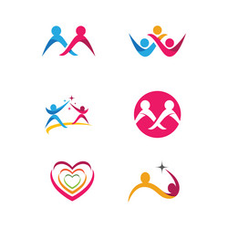 community network and social icon vector image