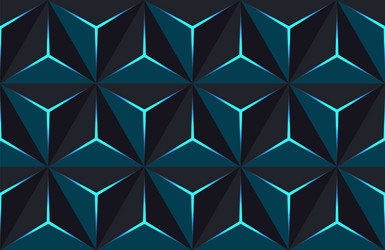 geometric 3d pattern with basic shapes background vector image