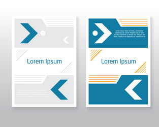 Presentation Layout - A4 Template vector image