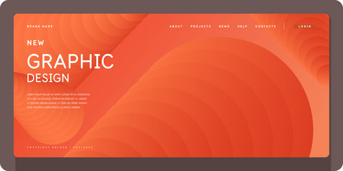 a template to use in your design composition vector image