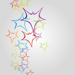 abstract colorful background vector image