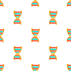 Dna strand pattern seamless vector