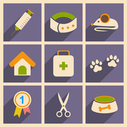 flat with shadow concept and mobile application vector image