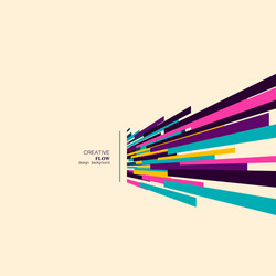 Abstract straight lines in modern style vector