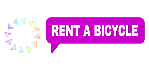 spectral mesh gradient rotate ccw icon and rent vector image