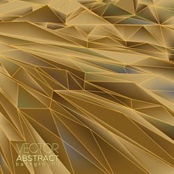 Abstract polygon background vector