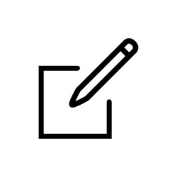 edit icon related to basic web and ui vector image