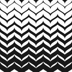 halftone patten smooth zigzag lines vector image