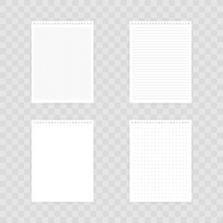 notebook mockup with place for your image text vector image
