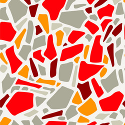 abstract seamless pattern in terrazzo style vector image