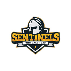 Spartan Football Logo - Modern Emblem Vector Image