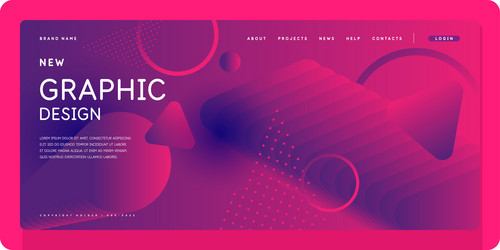 a template to use in your design composition vector image