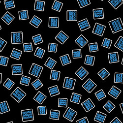 line binary code icon isolated seamless pattern vector image