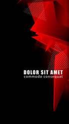 triangular background abstract composition 3d vector image